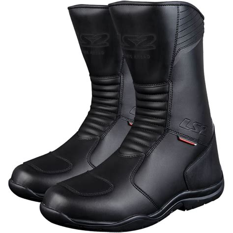 Bota LS2 Urano WP Preto 100 Impermeável Grid Motors