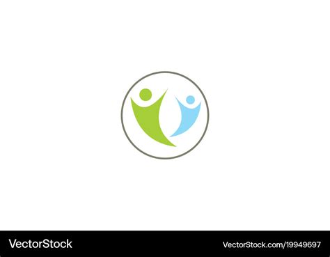 People Together Teamwork Logo Royalty Free Vector Image 43 Off