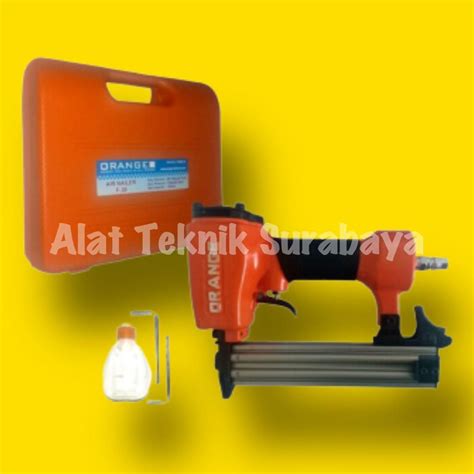 Jual Air Nailer Orange F Lurus Mesin Tembak Angin Staples Penembak