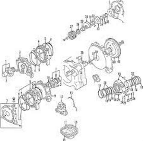 Mazda Genuine Oem Rx Fd S B Rotary Engine Front Rear Rotor