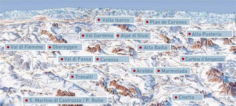 Pistenplan Dolomiti Superski