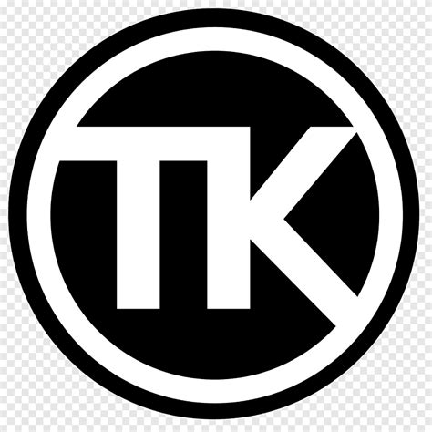 ilustracion del logotipo de tk en blanco  negro tk iconos de