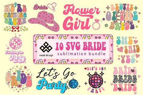 Bachelorette Party Svg Bundle Graphic By Wood Design Creative Fabrica