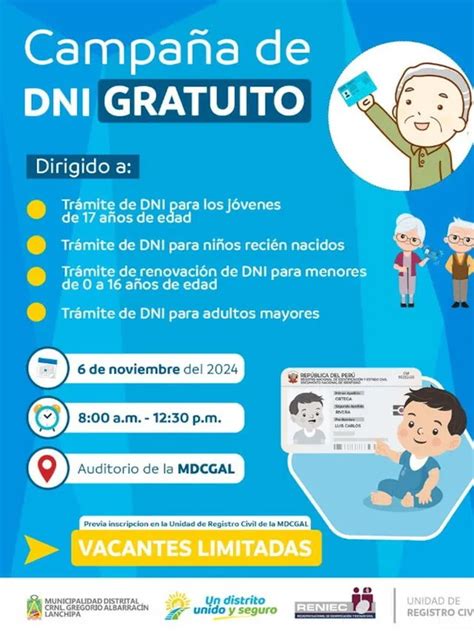 Reniec Entregar Dni Electr Nico Gratis Este Y De Noviembre