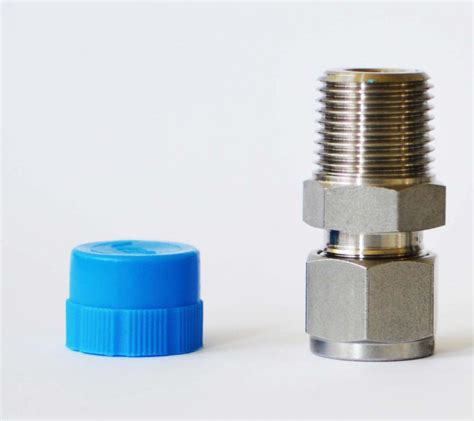 Stainless Steel Male Connector Compression Fitting Tetrapy Pty Ltd