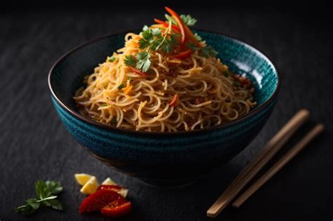 Premium AI Image | photo of instant noodle