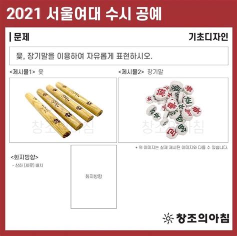 2021 서울여대 공예과 기초디자인 수시 공예 인물화 블로그