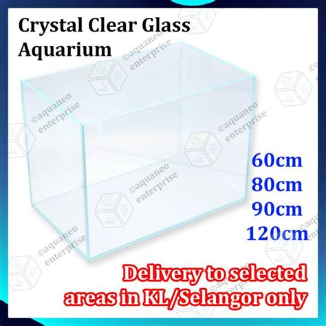 PRE ORDER KL Selangor Only Crystal Clear Glass Aquarium Fish Tank