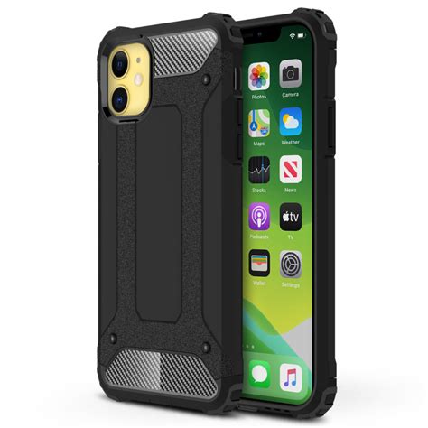 Military Defender Shockproof Case For Apple Iphone Black