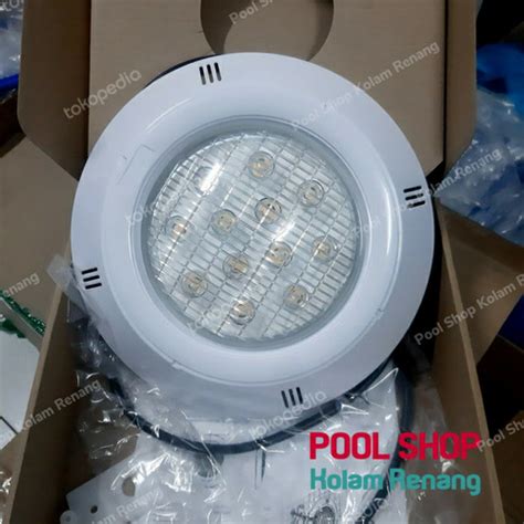 Jual Lampu LED Kolam Renang 12 Watt 12 Volt Warna Putih Putih Kota