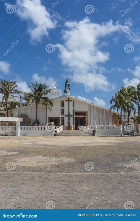 Beautiful View Of The Catholic Church Iglesia De La Inmaculada