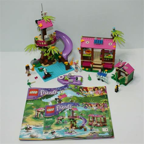 Lego Friends Jungle Rescue Base Complete Set With Instructions