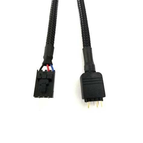 Corsair LED RGB 4 Pin to 5v RGB 3 Pin Male Connector Adapter Cable - MODDIY