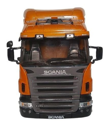 Miniatura Caminhão Scania Toco R470 Welly 1 32 Bruno Minis