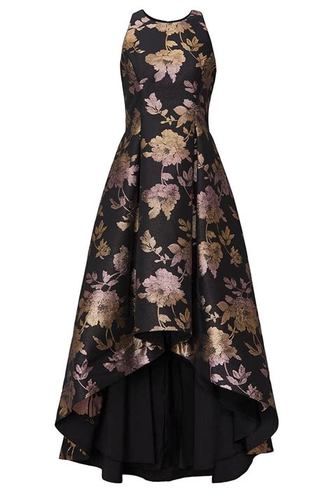 Floral Metallic Jacquard Gown By Aidan Aidan Mattox Rent The Runway