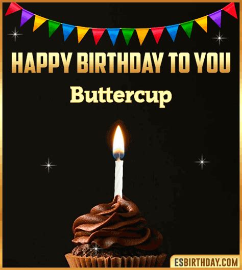 Happy Birthday Buttercup  🎂 Images Animated Wishes【28 S】