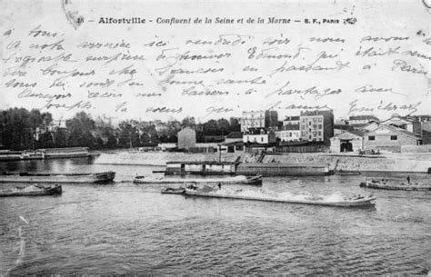 CPA ALFORTVILLE 94 Confluent De La Seine Et De La Marne 1917 EUR 0