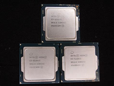 Yahoo オークション T457CPU XEON E3 1220V5 3 00GHz 3個セット