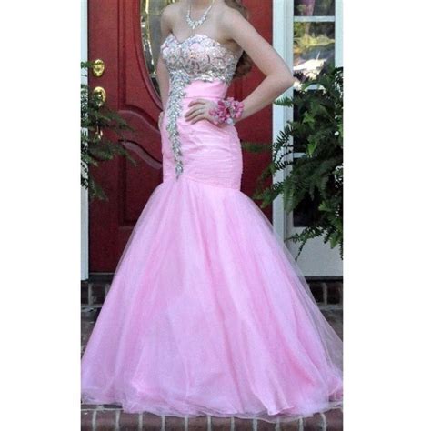 Dresses Pink Silver Jewel Prom Or Pageant Dress Poshmark