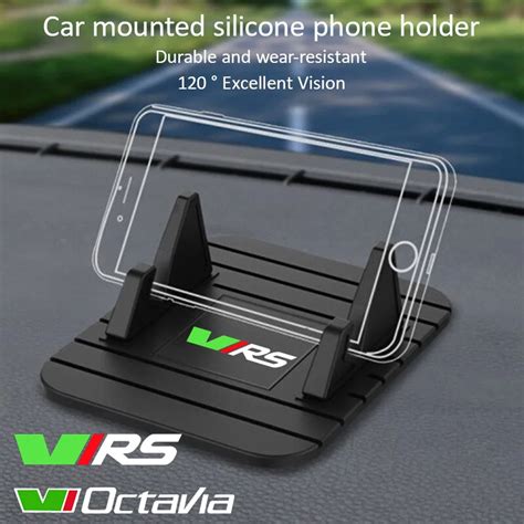 Silicone Car Phone Holder Phone Anti Slip Mount Stand GPS Bracket For