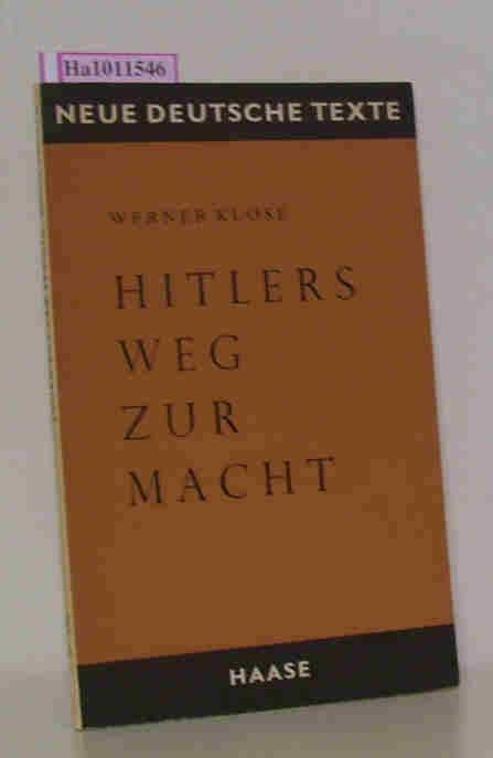 Hitlers Weg Zur Macht Der Januar Turner Henry A Heinemann