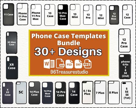 Phone Case Template Bundle Iphone Sublimation Template Templates For