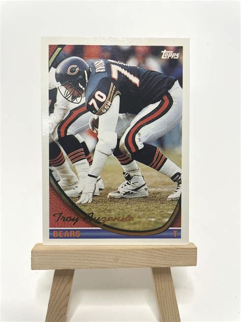 1994 Topps Special Effects Chicago Bears Football Card 278 Troy