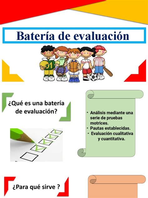 Batería De Evaluación Presentación Pdf Evaluación