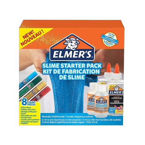 Kit Elmers Fabricacion Slime Con 2 Botes Cola Transparente 2 153680