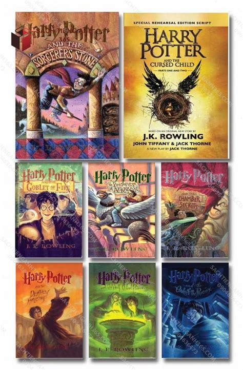 Bộ Truyện Harry Potter J K Rowling 8 Books Sách Tiếng Anh 365