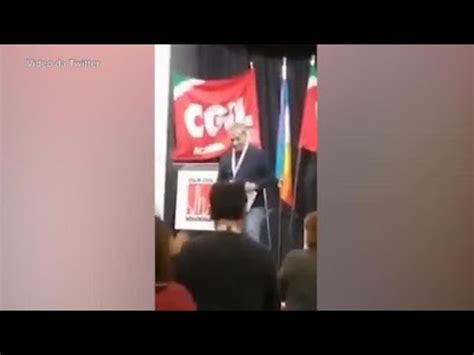 Al Congresso Della Cgil Parte Linno Dellurss Per Errore Polemiche