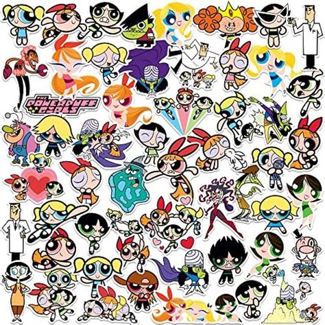 Powerpuff Girls Character Ct Vinyl Large Deluxe Stickers Variety Pack