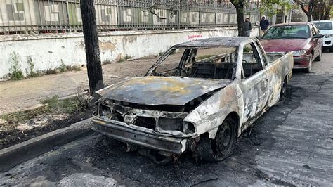 Otro Vehículo Quemado En Santa Fe Ardió Una Camioneta A Una Cuadra De