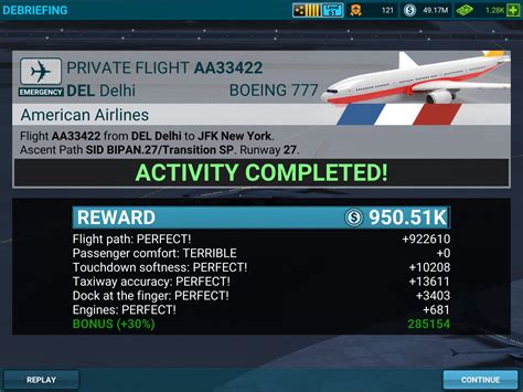 Success, mostly. Final payout $1,235,650 : AirlineCommander