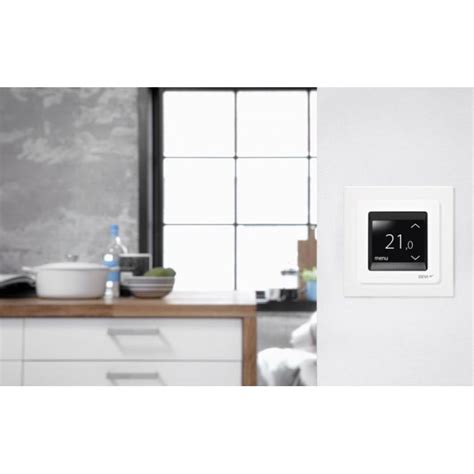 Devireg Touch Screen Programmable Thermostat With Design Frame