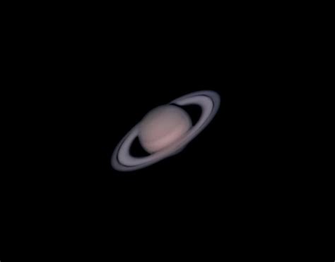 Saturn Using A 10 Dobsonian Universe Galaxy Stars Planets