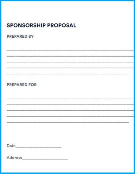 Free Sponsorship Proposal Template To Win More Sponsors