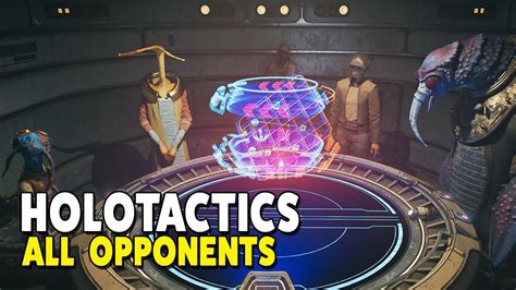 Star Wars Jedi Survivor All Holotactics Matches And Opponents