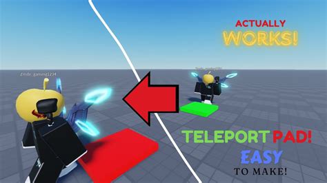 HOW TO MAKE A TELEPORT PAD IN ROBLOX STUDIO YouTube