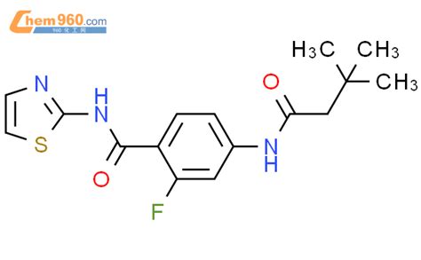 851202 34 1 Benzamide 4 3 3 Dimethyl 1 Oxobutyl Amino 2 Fluoro N 2