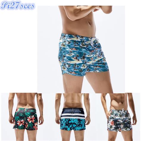 Buy Summer Mens Breathable Swim Trunks Pants Swimwear Shorts Slim Wear