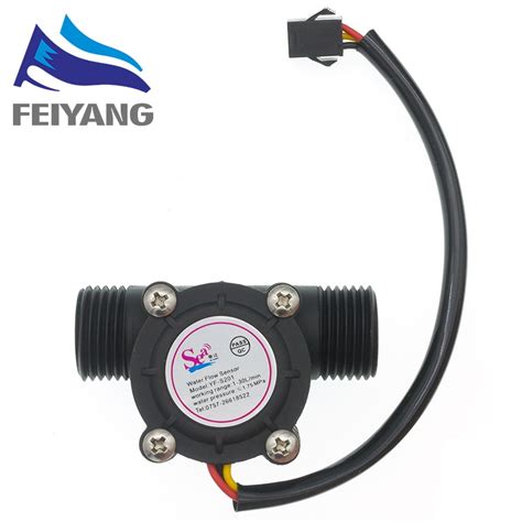 Yf S201 Water Flow Sensor Flowmeter Hall Flow Sensor Water Control 1 30l Min 4 In Charge Of Hall