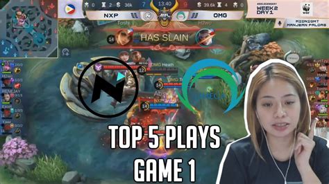 Nxp Vs Omg Game Mpl Phs Youtube