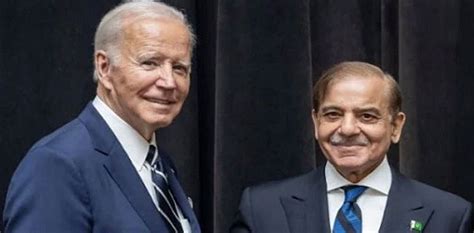 Pm Shehbaz Sharif Wishes President Biden Prompt Recovery From Covid