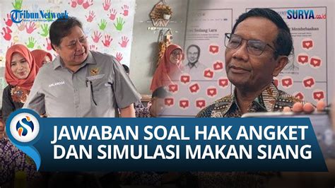 Full Sindiran Keras Mahfud Md Soal Simulasi Makan Siang Gratis Hak