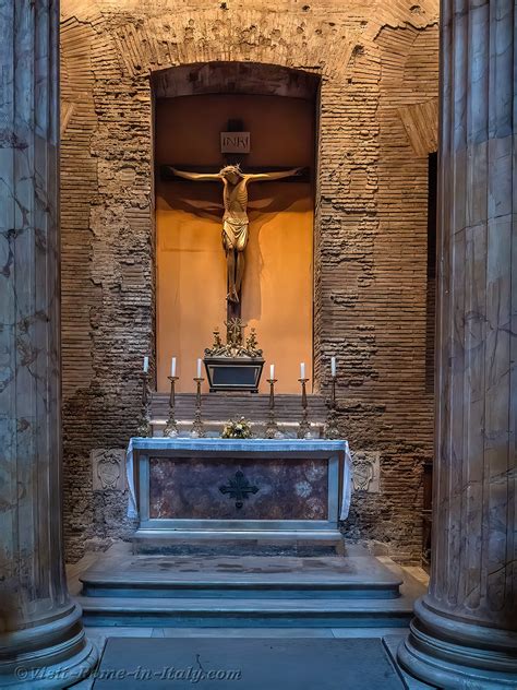 Third Chapel Of The Pantheon Church Pantheon Basilica Rome Italy