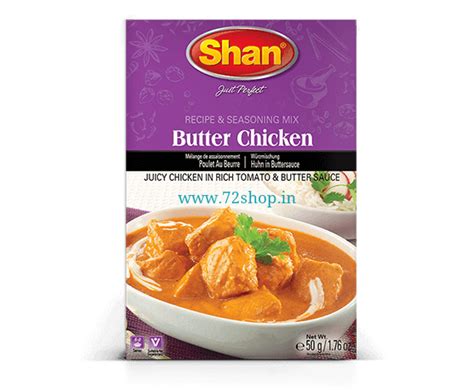 Shan Butter Chicken Masala Imported Spice Mix Grams Genuine