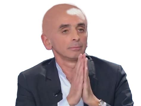 Sticker De BATAX Sur Zemmour Prie Chauve Crane Rase