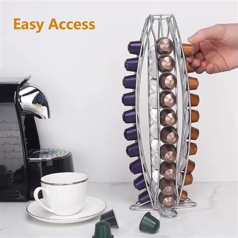 Distributeur Café Capsule pour 40 Pièces Nespresso Cafe Capsules Porte