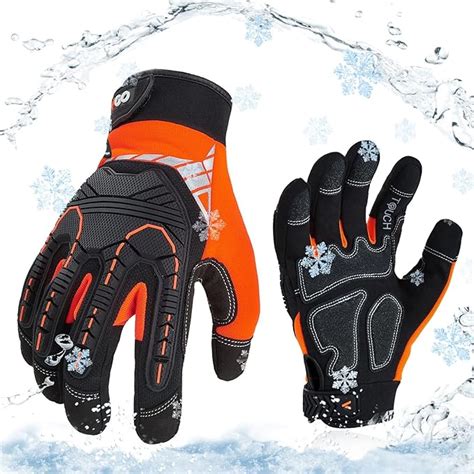 Vgo 1 Paar 32F 0 Winter Mechaniker Handschuhe Wasserdicht Heavy